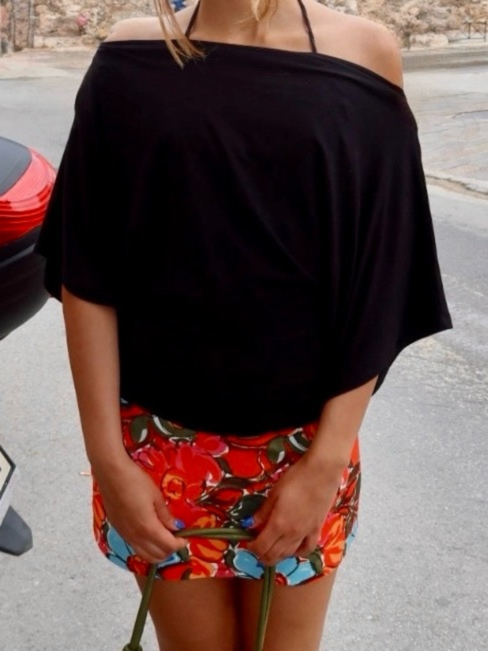 Miaou Floral Mini Skirt